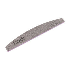 Акция на Пилка для нігтів Kodi Professional 120/120 грит полумісяць, коричнева, 178*28*4 мм от Eva