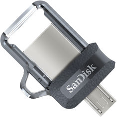 Акция на SanDisk Ultra Dual 128GB USB 3.0 OTG (SDDD3-128G-G46) от Rozetka