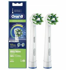 Акция на Насадка для зубної щітки Braun Oral-B Cross Action EB50RB CleanMaximiser (2) от Y.UA