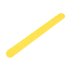 Акция на Пластикова основа Kodi Professional до пилки для нігтів прямої форми 186, жовта, 178*19 мм от Eva