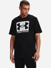 Акція на Футболка довга чоловіча Under Armour Abc Camo Boxed Logo Ss 1361673-001 M Чорна з принтом від Rozetka