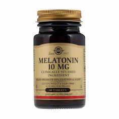 Акция на Мелатонін Solgar Melatonin 10 мг, 60 таблеток от Eva