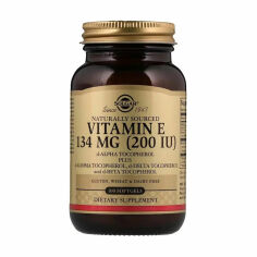 Акція на Харчова добавка вітаміни в капсулах Solgar Vitamin E 134 мг, 100 шт від Eva