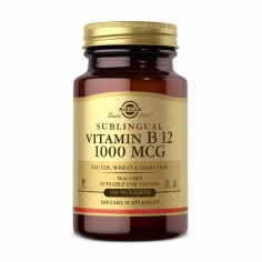 Акція на Дієтична добавка вітаміни в таблетках Solgar Sublingual Vitamin B12 1000 мкг, 100 шт від Eva