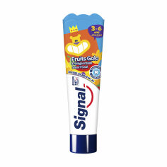 Акція на Дитяча зубна паста Signal Kids Fruit Flavor Toothpaste з фруктовим смаком, від 3 до 6 років, 50 мл від Eva