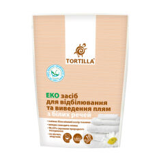 Акція на Засіб порошкоподібний Tortilla Eco для відбілювання та виведення плям з білих речей, 200 г від Eva