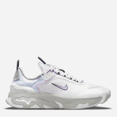 Акция на Підліткові кросівки для дівчинки Nike React Live CW1622-102 38 (5.5Y) White/Grey Fog/Off Noir/Lilac от Rozetka