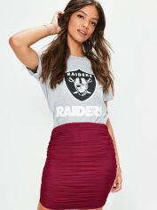 Акція на Спідниця міні літня жіноча Missguided wxs2104126b60 40 Бордова від Rozetka