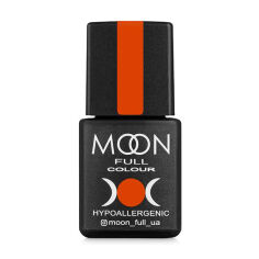 Акція на Гель-лак Moon Full Summer UV/LED, 615 морквяно-шафрановий, 8 мл від Eva