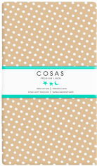 Акція на Простирадло на резинці Cosas 90х200 DotsBeige_90x200x20 від Rozetka