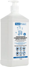 Акция на Антисептик розчин для дезінфекції рук, тіла та поверхонь Touch Protect 1 л от Rozetka