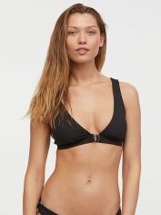 Акція на Верхня частина купальника жіноча H&M 568573 34 Чорна від Rozetka