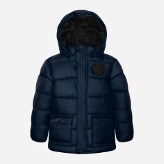 Акция на Дитяча зимова куртка для хлопчика Minoti 11COAT 7 37370KID 80-86 см Темно-синя от Rozetka