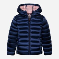 Акція на Дитяча демісезонна куртка для дівчинки Minoti 12COAT 9 37627JNR 104-110 см Темно-синя від Rozetka