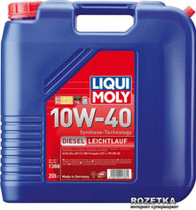Акция на Моторное масло Liqui Moly Diesel Leichtlauf 10W-40 20 л (1388) от Rozetka UA