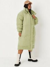Акция на Куртка зимова довга жіноча Missguided vx1788644b61 46 Зелена от Rozetka