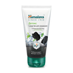 Акція на Детокс-гель для вмивання Himalaya Herbals Detoxifying Charcoal Face Wash з вугіллям та зеленим чаєм, 150 мл від Eva