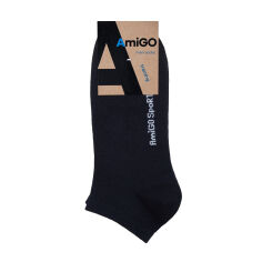 Акція на Шкарпетки чоловічі AmiGO спортивні, чорні, розмір 25 (SS02) від Eva