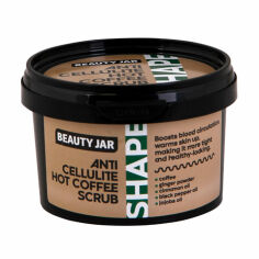 Акция на Антицелюлітний скраб для тіла Beauty Jar Shape Anti-Cellulite Hot Coffee Scrub, 250 г от Eva