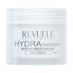 Акция на Зволожувальний денний крем для обличчя Revuele Hydra Therapy Intense Moisturising Day Cream SPF 15, 50 мл от Eva