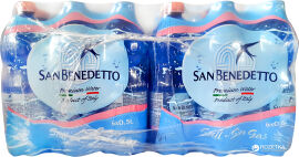 Акція на Упаковка мінеральної негазованої води San Benedetto 0.5 л х 24 шт від Rozetka