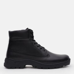 Акція на Чоловічі зимові черевики Prime Shoes 700 Black Leather 16-700-30121 42 28 см Чорні від Rozetka
