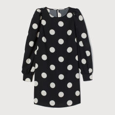 Акція на Сукня коротка літня жіноча H&M 0828991 S Чорна від Rozetka