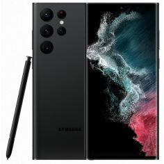 Акція на Смартфон Samsung Galaxy S22 Ultra 12/512Gb Phantom Black (SM-S908BZKHSEK) від Comfy UA