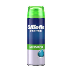 Акція на Чоловічий гель для гоління Gillette Series Sensitive Skin для чутливої шкіри, 200 мл від Eva