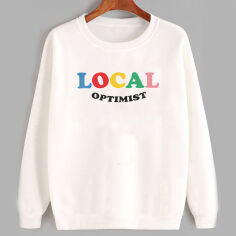 Акция на Світшот Love&Live Local optimist LLP02349 XL Білий от Rozetka