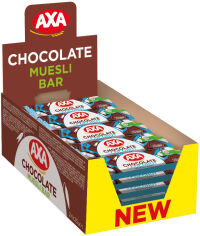 Акція на Упаковка Зерновий батончик AXA з молочним шоколадом і кокосом 25 г x 24 шт. від Rozetka