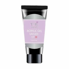Акция на Акрил-гель для нігтів Tufi Profi Premium Acrylic Gel UV/LED, 17 Рожевий мус, 15 г от Eva