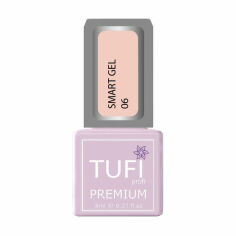 Акція на Універсальний рідкий гель для нігтів Tufi Profi Premium Smart Gel 06 Туман, 8 мл від Eva