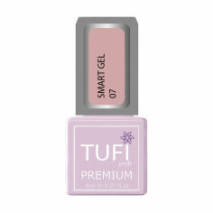 Акція на Універсальний рідкий гель для нігтів Tufi Profi Premium Smart Gel 07 Тінь, 8 мл від Eva