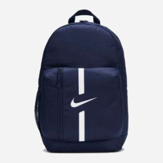 Акція на Рюкзак спортивний тканинний Nike Acdmy Team DA2571-411 Темно-синій від Rozetka