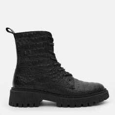 Акція на Жіночі зимові черевики високі Prime Shoes 421 Black Leather 27-421-00164 38 25 см Чорні від Rozetka
