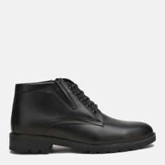 Акция на Чоловічі зимові черевики низькі Prime Shoes 16-791-10110 42 28 см Чорні от Rozetka