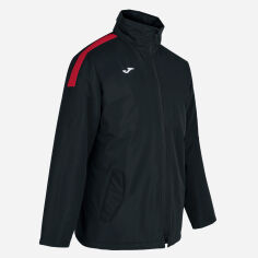 Акція на Дитяча демісезонна куртка для хлопчика Joma Trivor 102256.106 129-140 см 3XS Чорний/Червоний від Rozetka