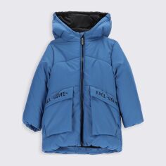 Акция на Дитяча зимова куртка для хлопчика Coccodrillo Outerwear Boy Kids ZC2152102OBK-014 98 см Блакитна от Rozetka