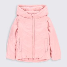 Акція на Дитяча демісезонна куртка для дівчинки Coccodrillo Outerwear Girl Junior ZC2152701OGJ-033 134 см Рожева від Rozetka