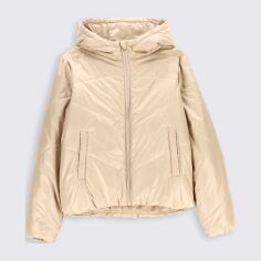 Акція на Дитяча демісезонна куртка для дівчинки Coccodrillo Outerwear Girl Junior ZC2152701OGJ-002 134 см Бежева від Rozetka