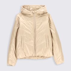 Акция на Дитяча демісезонна куртка для дівчинки Coccodrillo Outerwear Girl Junior ZC2152701OGJ-002 128 см Бежева от Rozetka