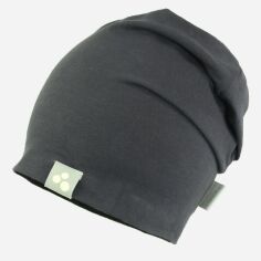 Акція на Дитяча демісезонна шапка-біні для хлопчика Huppa Jonah 88430000-00018 43-45 см Темно-сіра від Rozetka