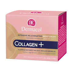 Акція на Нічний крем для обличчя Dermacol Collagen+ Intensive Rejuvenating Night Cream, 50 мл від Eva