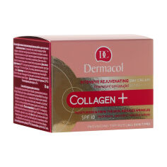Акція на Денний омолоджувальний крем для обличчя Dermacol Collagen+ Intensive Rejuvenating Day Cream SPF10, 50 мл від Eva