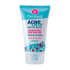 Акція на Гель для вмивання Dermacol Acne Clear Antibacterial Face Wash Gel антибактеріальний, для проблемної шкіри, схильної до акне, 150 мл від Eva