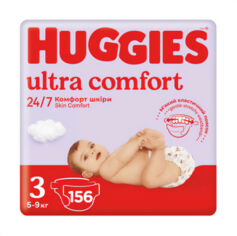 Акція на Підгузки Huggies Ultra Comfort розмір 3 (4-9 кг), 156 шт від Eva