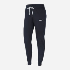 Акция на Спортивні штани утеплені Nike Cuffed fleece park 20 CW6961-451 M Обсидіан/Білий от Rozetka
