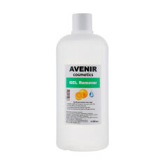 Акція на Рідина для зняття гель-лаку Avenir Cosmetics Gel Remover Апельсин, 500 мл від Eva