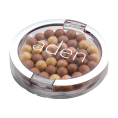 Акція на Пудра в кульках для обличчя Aden Powder Pearls 03 Almond, 21 г від Eva